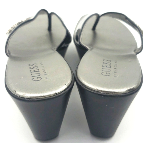 GUESS WEDGE FLIP FLOPS - Picture 12 of 14